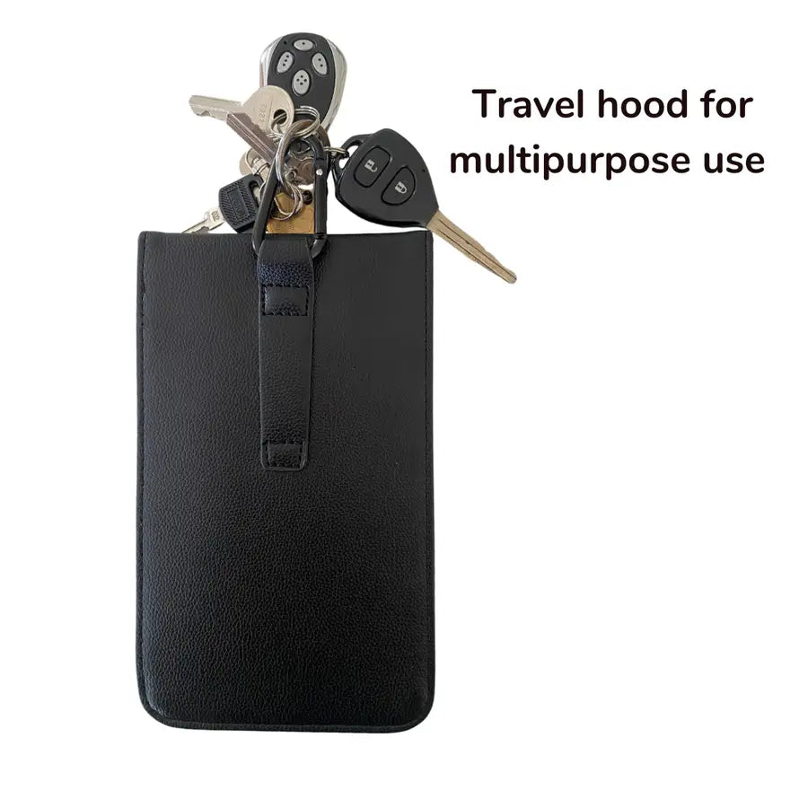 Radia Smart® Faraday Bag Phone Pouch provides advanced EMF and RF shielding for your mobile devices. Lined with protective silver fabric, it blocks 5G, wireless, and radio frequency signals to enhance privacy, reduce radiation exposure, and support fertility and overall health. Ideal for travel or daily use, this compact pouch helps protect your body while keeping your data secure—an essential tool for conscious, modern living.